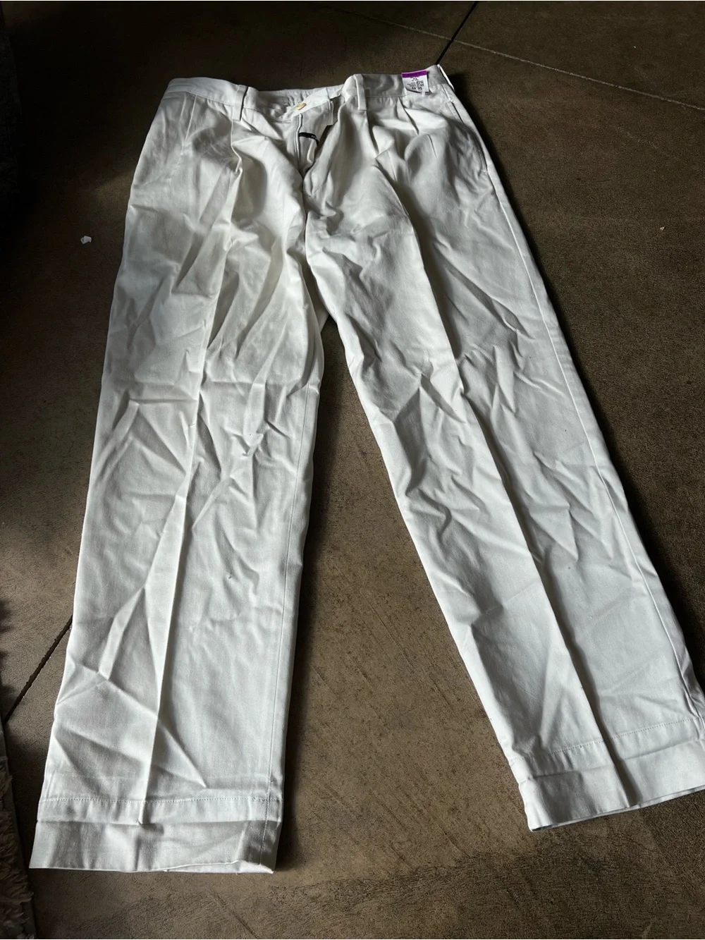 Nautica Men's White Chino Pants